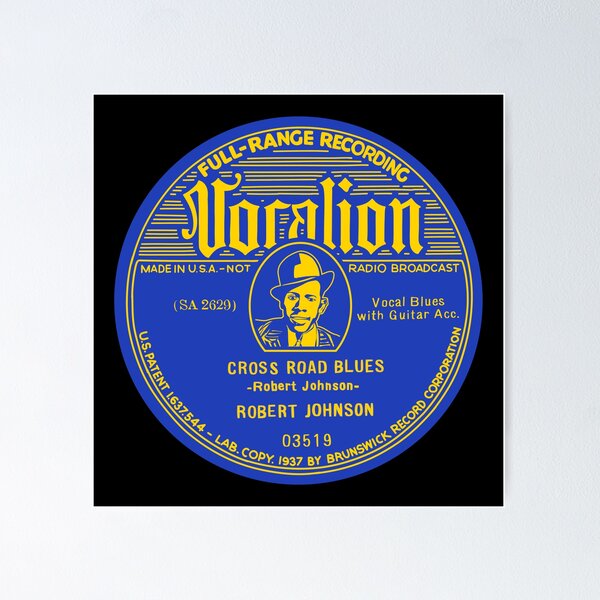 78 RPM - Robert Johnson - Cross Road Blues / Ramblin' On My Mind - Vocalion  - USA - 03519