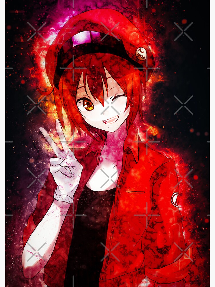 Cells at Work! Big Wall Scroll: Red Blood Cell