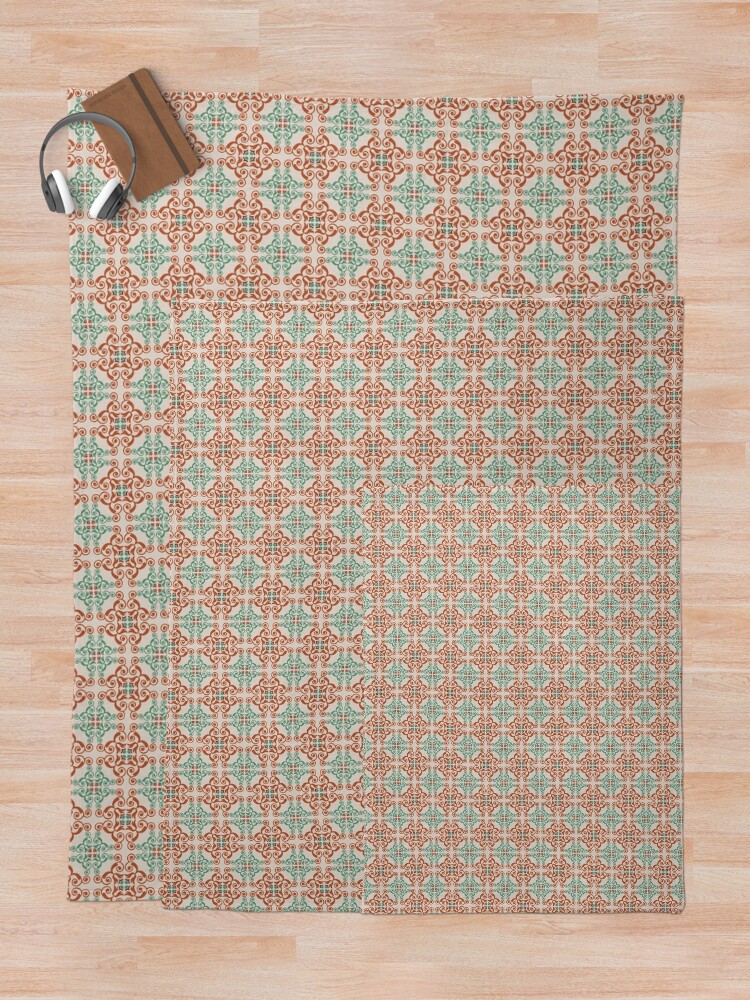 Thumbnail 5 of 6, Throw Blanket, Pattern Vector designed and sold by KHALID2000.