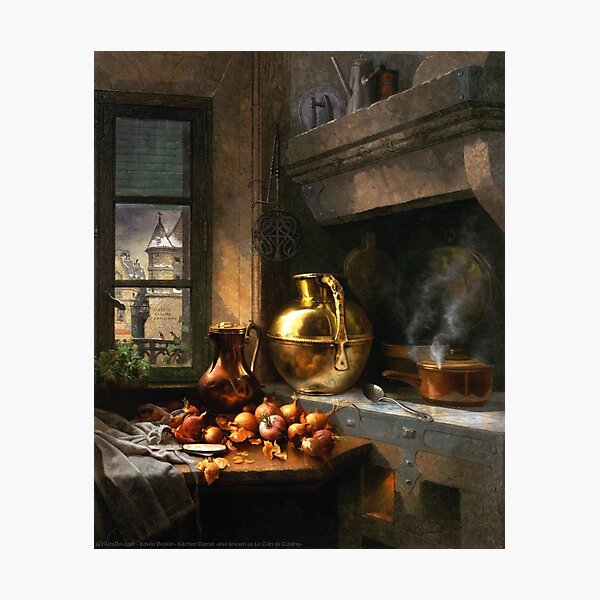 Item preview, kitchen corner also known as le coin de cuisine - Edwin deakin  designed and sold by Vintage Designs +.