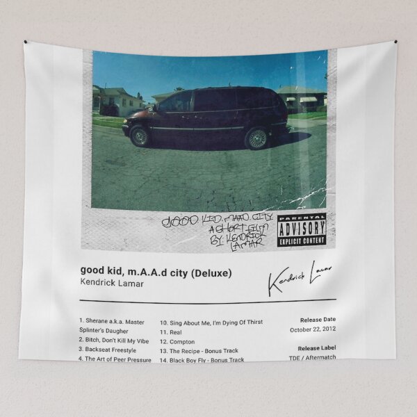 Item preview, Kendrick Lamar - good kid, m.A.A.d city (Deluxe) - Album Art Poster designed and sold by farajeng45.