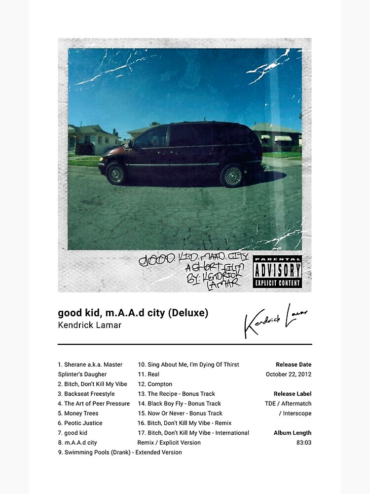 Kendrick Lamar - good kid, m.A.A.d city - CD