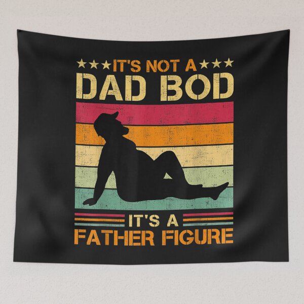 Item preview, Mens It's Not A Dad Bod It's A Father Figure Father's Day Dad Bod T-Shirt designed and sold by Klaus-Gilbert.