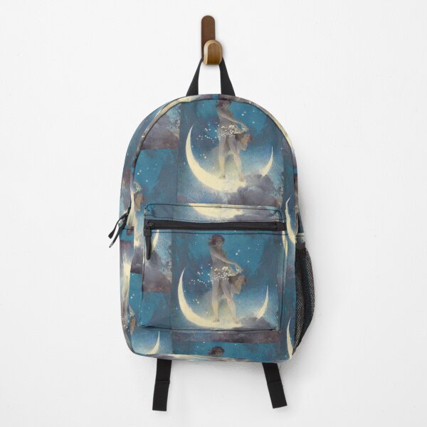 Item preview, Spring Scattering Stars, Nude allegory scattering stars from a crescent moon upon Earth, 1927 - Edwin Howland Blashfield designed and sold by Vintage Designs +.