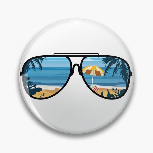 Item preview, Beach Palm Trees Umbrella Sunglasses designed and sold by paulosbpires.