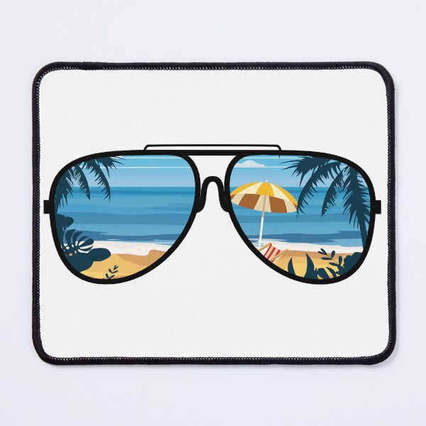 Item preview, Beach Palm Trees Umbrella Sunglasses designed and sold by paulosbpires.