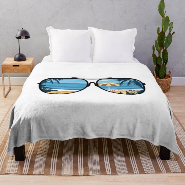 Item preview, Beach Palm Trees Umbrella Sunglasses designed and sold by paulosbpires.