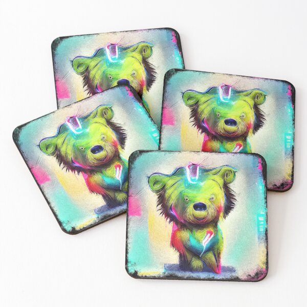 Item preview, Neon teddy bear designed and sold by creativedane.
