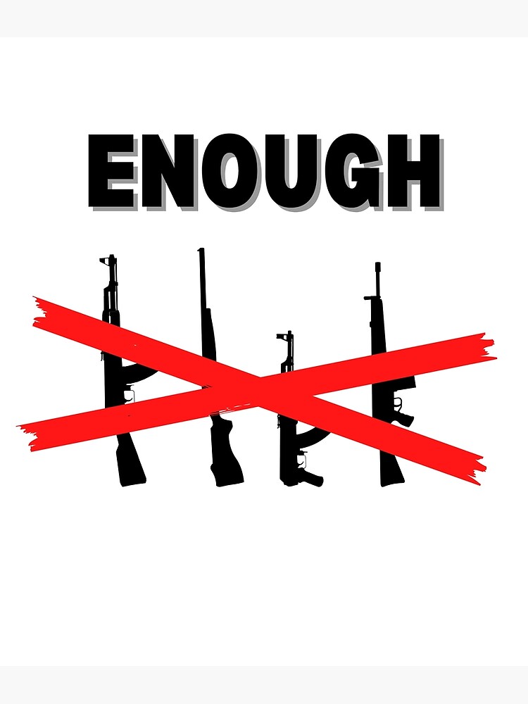 "Anti Gun Teacher No More Guns" Poster for Sale by Fitamigos Redbubble