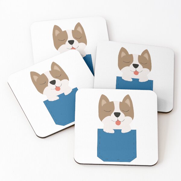 Item preview, Dog in the blue pocket designed and sold by de-creartique.