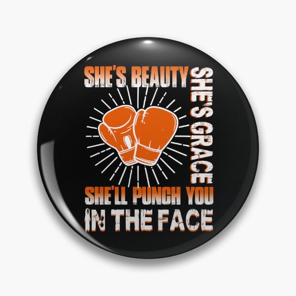 Item preview, This Boxing Girl Will Punch You In The Face designed and sold by UnknownArtistt.