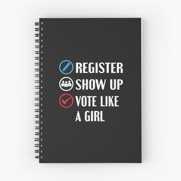 Item preview, Register Show up Vote Like a Girl Shirt Women 2022 Election designed and sold by JeffreyMCombs.