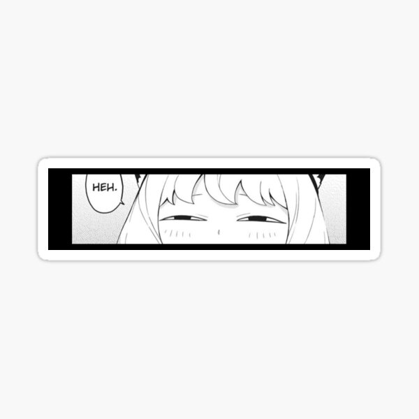 anya thug glasses meme Classic  Sticker for Sale by mathythailb