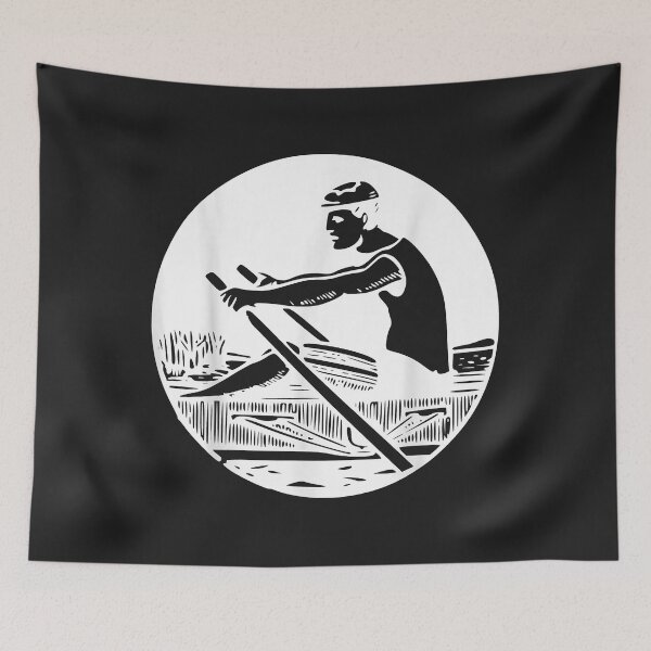 Item preview, Retro Vintage Rowing Crew Sport Boat Racing Tee designed and sold by JeffreyMCombs.