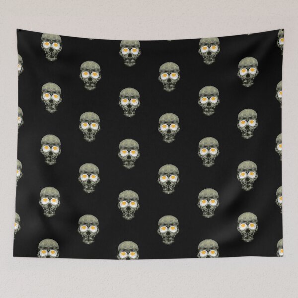 Item preview, Funny Skull with Fried Egg Eyes designed and sold by DFLC Prints.