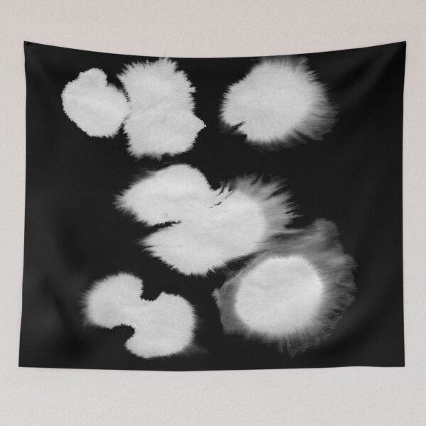 Item preview, Abstract Sumi e Style Dot Print designed and sold by sundae-artisan.