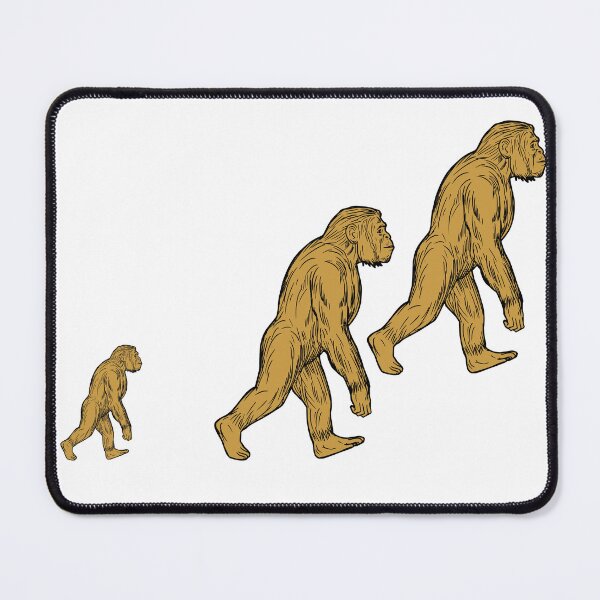 Item preview, Homo Habilis Walking Side Drawing designed and sold by Shifa19.
