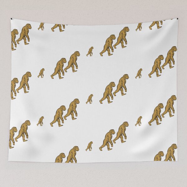 Item preview, Homo Habilis Walking Side Drawing designed and sold by Shifa19.
