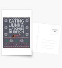 Eating Junk & Watching Rubbish Postcards