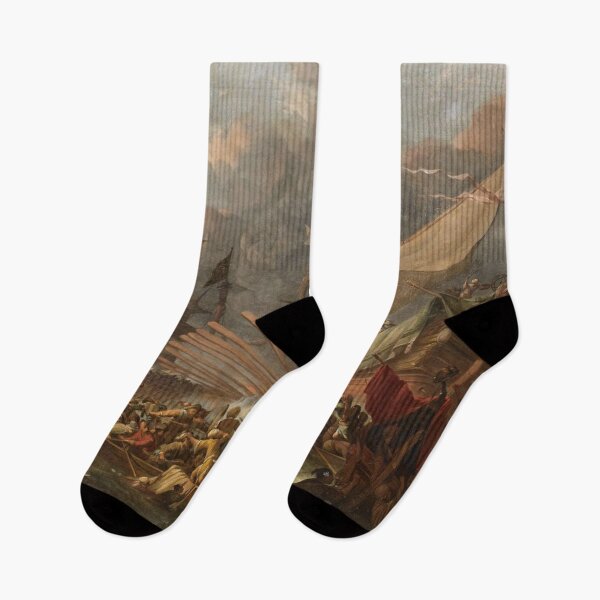 Item preview, A SEA BATTLE  -  Johannes Lingelbach  designed and sold by Vintage Designs +.