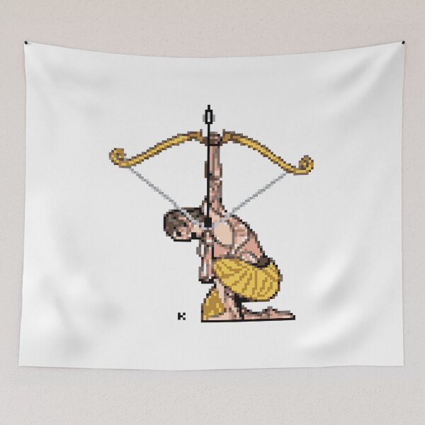 Item preview, Arjuna Pixel Art designed and sold by artkarthik.