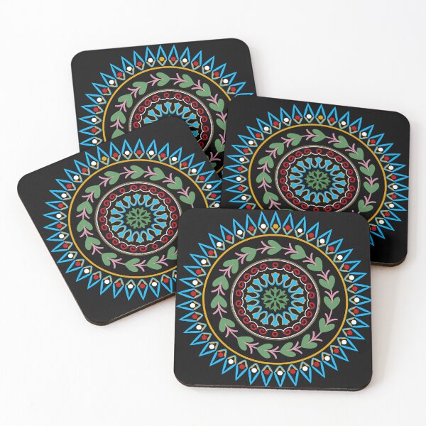 Item preview, Native American Style Ojibwe Floral Circle designed and sold by zuen.