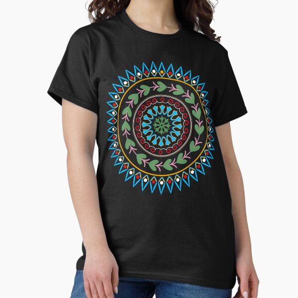 Item preview, Native American Style Ojibwe Floral Circle designed and sold by zuen.