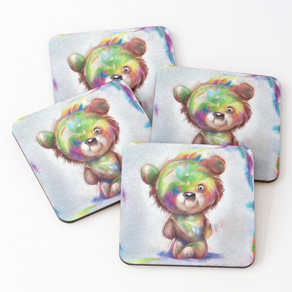 Item preview, Colorful teddy bear designed and sold by creativedane.
