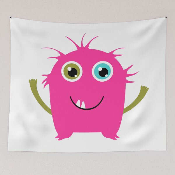 Item preview, Cute and funny pink monster alien designed and sold by Pravokrugulnik.