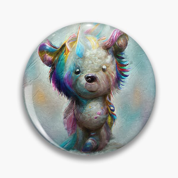 Item preview, Rainbow teddy bear designed and sold by creativedane.