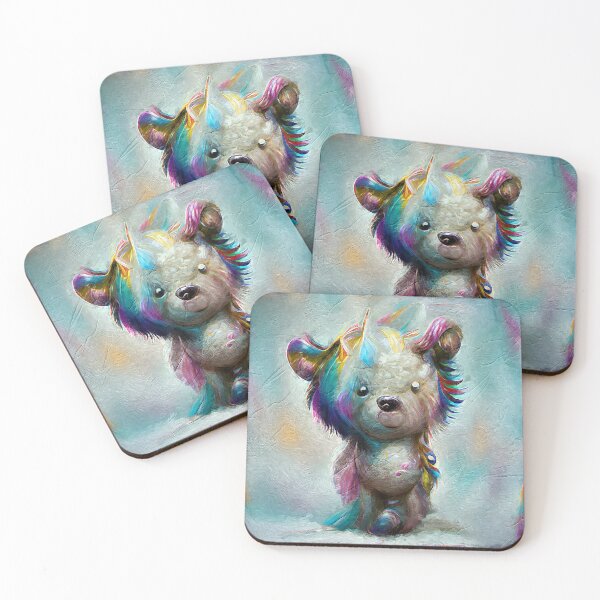 Item preview, Rainbow teddy bear designed and sold by creativedane.