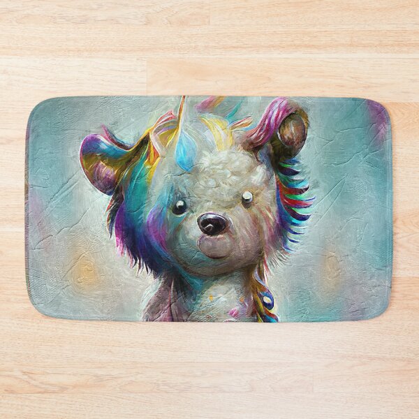 Item preview, Rainbow teddy bear designed and sold by creativedane.