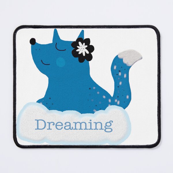 Item preview, Blue dog dreaming designed and sold by LaGabyGaArts.