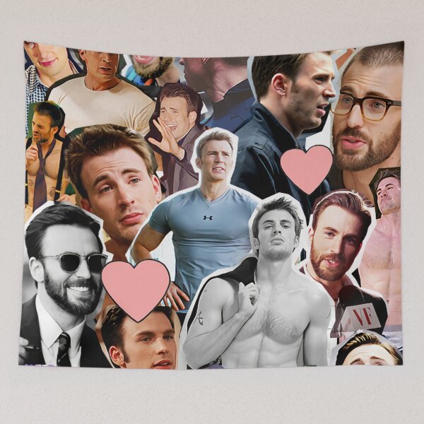 Item preview, Wallpaper Chris Evans designed and sold by LievenLandon.