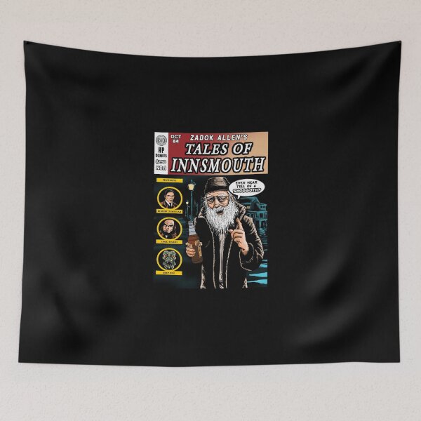 Item preview, Tales Of Innsmouth Retro Horror Comics Racerback Tank Top designed and sold by saurelmosert.