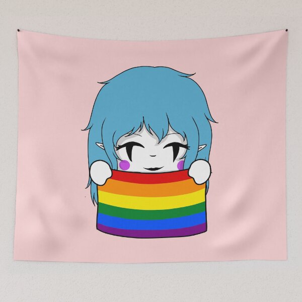 Item preview, creepypasta pride chibi candy cane designed and sold by EveryCuteThings.