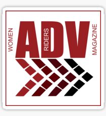 Women ADV Riders 2017 Multicolor Logo! Sticker
