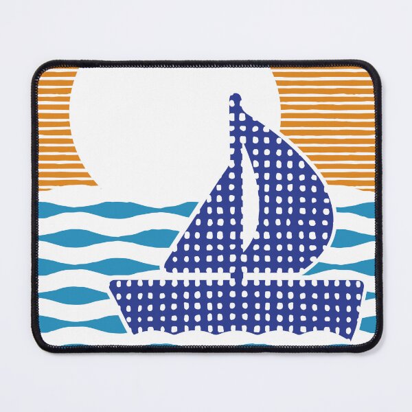 Item preview, Sea Scene Woodblock Print (Colour) designed and sold by STUDIO-72.