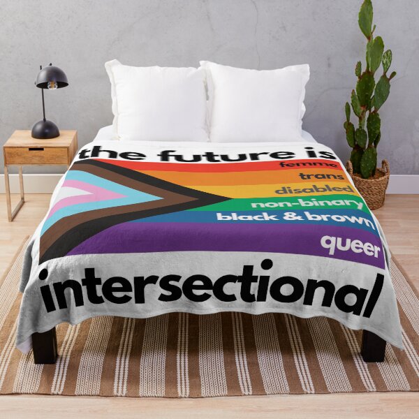Item preview, The Future Is Intersectional - LGBTQ+ Pride Flag Identities designed and sold by gimmesometees.
