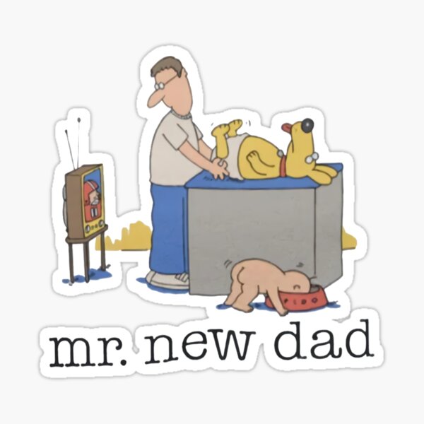 Item preview, Mr. New Dad Baby Diaper Dog designed and sold by synergyone1.