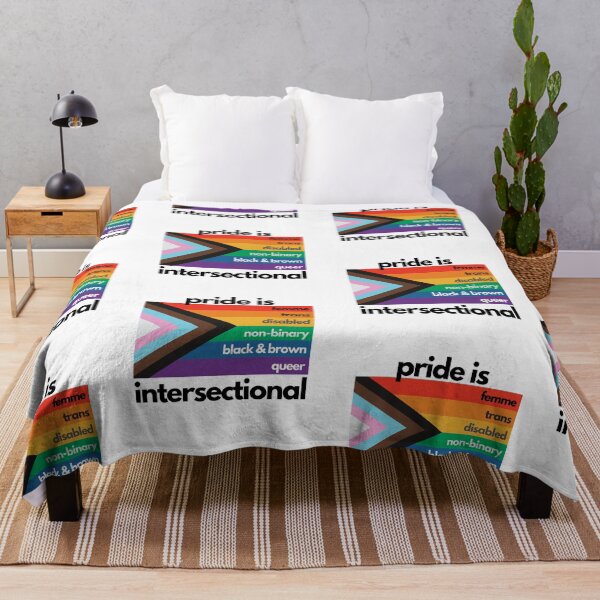 Item preview, Pride is Intersectional - LGBTQ+ Flag Inclusive Identity designed and sold by gimmesometees.