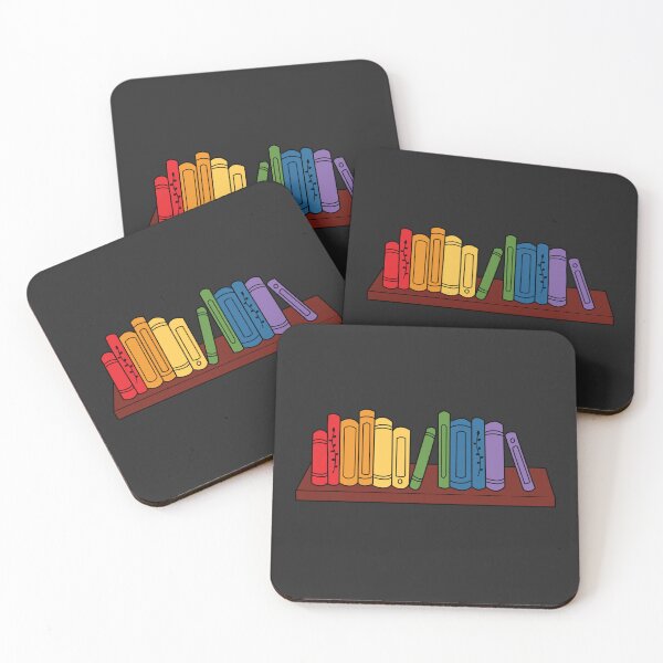 Item preview, PRIDE COLORED BOOK SHELF designed and sold by The Bookworm Store.