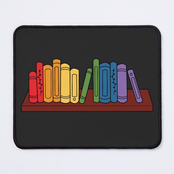 Item preview, PRIDE COLORED BOOK SHELF designed and sold by The Bookworm Store.