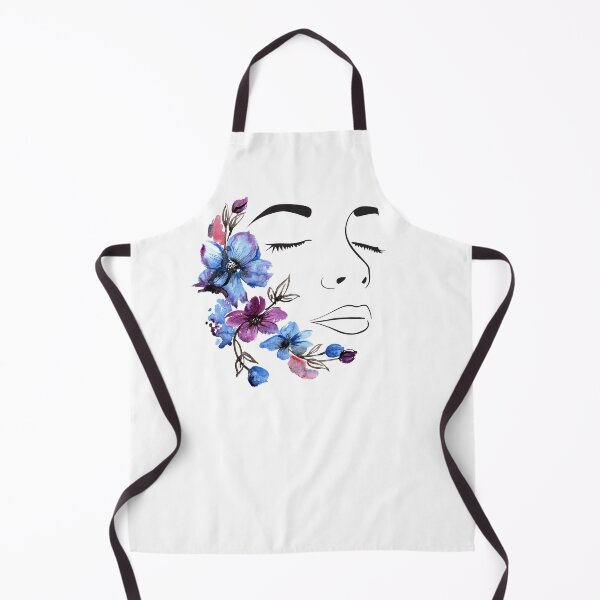 Item preview, Blue Purple Flower Girl Design designed and sold by CreativNode.