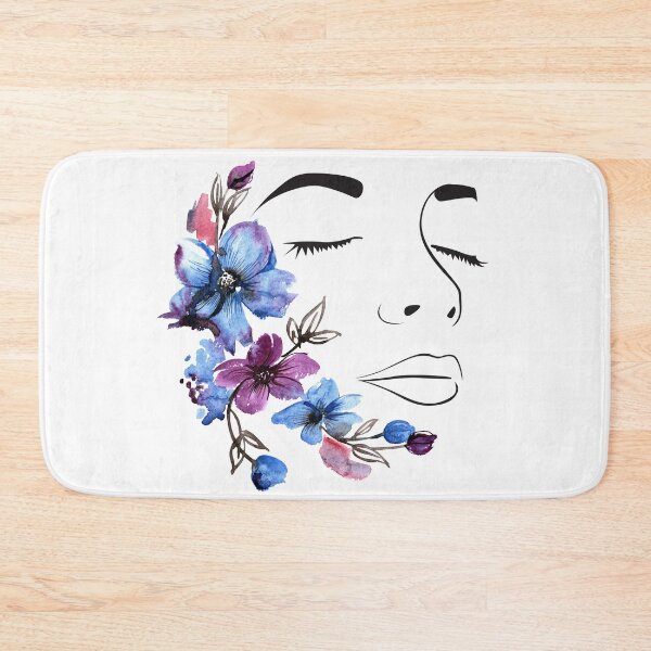 Item preview, Blue Purple Flower Girl Design designed and sold by CreativNode.