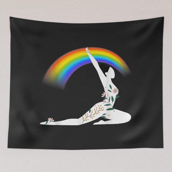 Item preview, International Yoga Day - Pride Rainbow funny designed and sold by virnmjan.