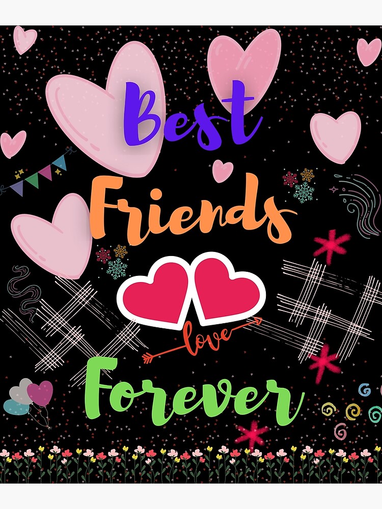 Best friends deals wallpaper heart