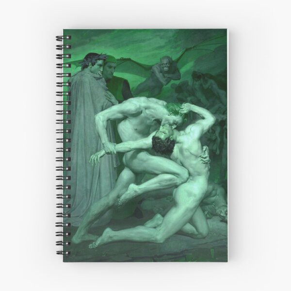 Item preview, William-Adolphe Bouguereau - Dante and Virgil (Dante et Virgile)(1850), green designed and sold by Olivia-One.