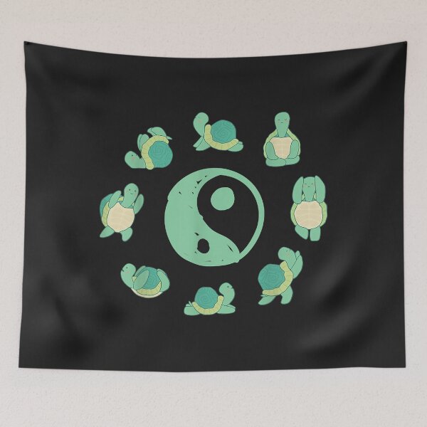 Item preview, Turtles Yoga Funny Animals In Yoga Poses designed and sold by JeffreyMCombs.