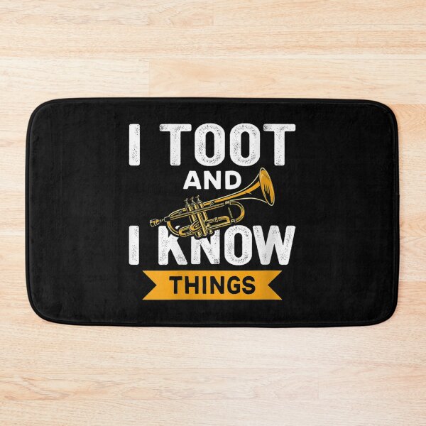 Artikelvorschau, Womens I Toot And I Know Things Trompeter Trompete Musiker Musik V-Ausschnitt Classic T-Shirt entworfen und verkauft von colonjohan.